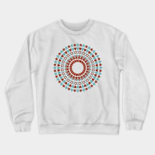 Holiday Mandala #redbubble #giftoriginal Crewneck Sweatshirt